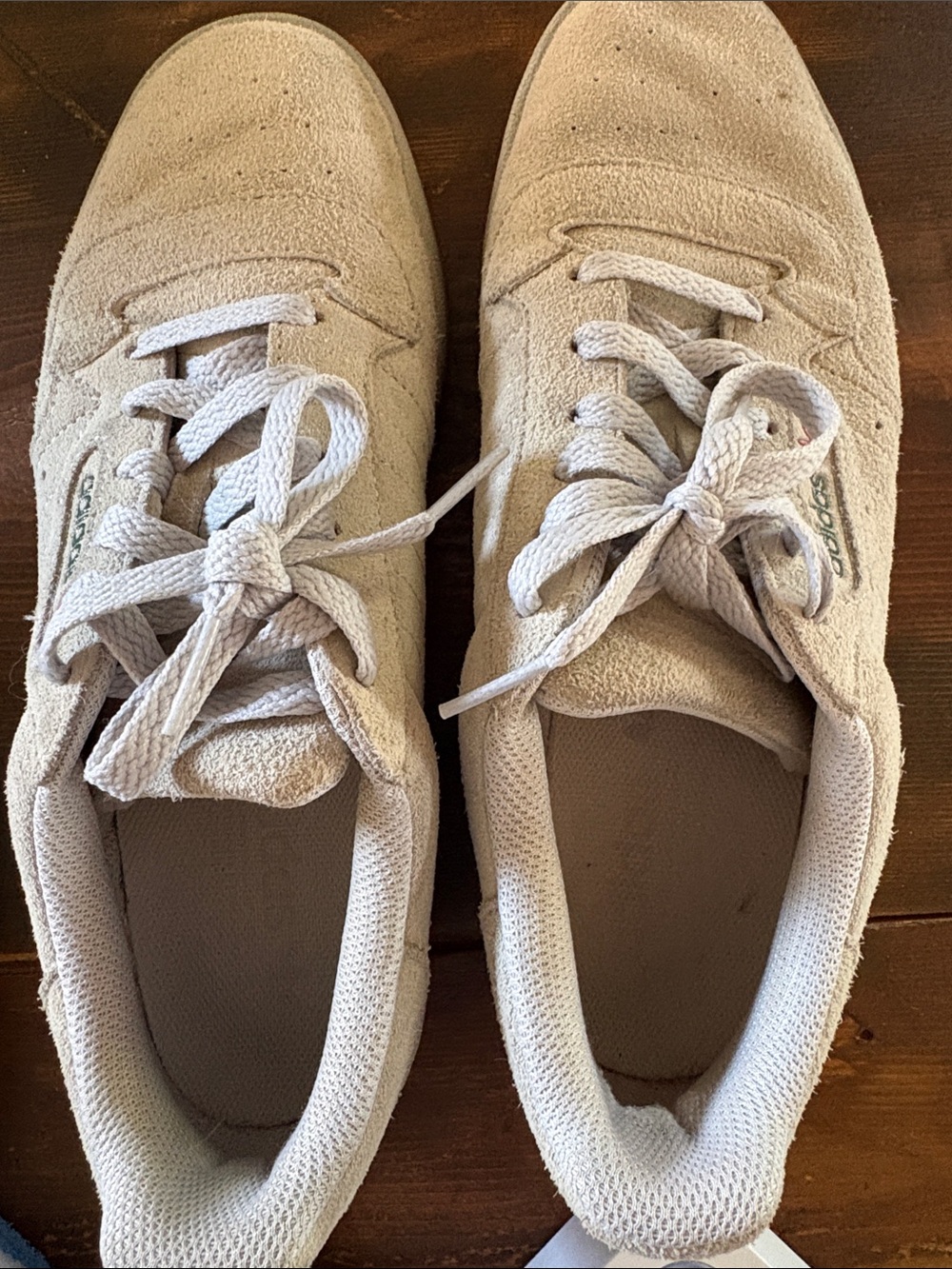 adidas Originals Women's Suede Sneakers in Light Beige
